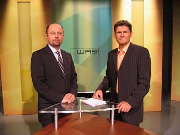 Gregor Samimi als Studiogast in der RBB Sendung WAS! zum Themas Verkehrsunfall -Was nun?