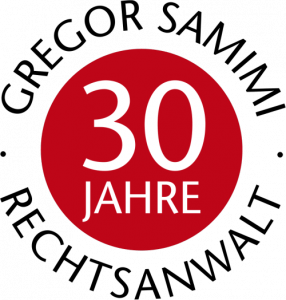 Gregor Samimi seit 30 Jahren Rechtsanwalt